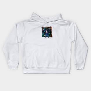 Diamond Gems Galaxy Graffiti Art Kids Hoodie